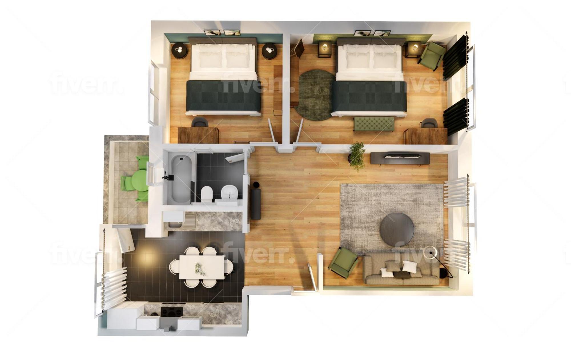 Olive Apartments - 2X Kingsize Betten - Sehr Zentral Leverkusen Eksteriør bilde